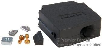 Connector Accessories Backshell/Cable Clamp Shell Size 3 Thermoplastic Black Individual