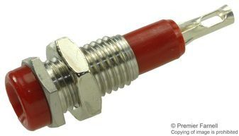 Conn Tip Jack F 1 POS ST Panel Mount 1 Port