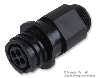 Conn CPC SKT 4 POS Crimp ST Cable Mount 4 Terminal 1 Port