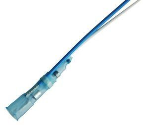 Cable Accessories Coaxial Solder Sleeve Shield Terminator 24 AWG Cross Linked Modified Polyvinylidene Fluoride Transparent Blue