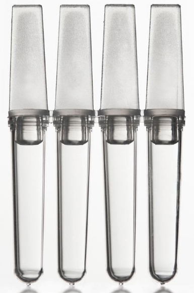 Пробирки для ПЦР 0,1 мл в стрипах по 4 шт с крышками (RNase, DNase, & Pyrogen Safe) (250 стрипов/уп), ApexLab