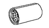 Splice Terminal 8AWG 11.55mm 8.45mm Tin