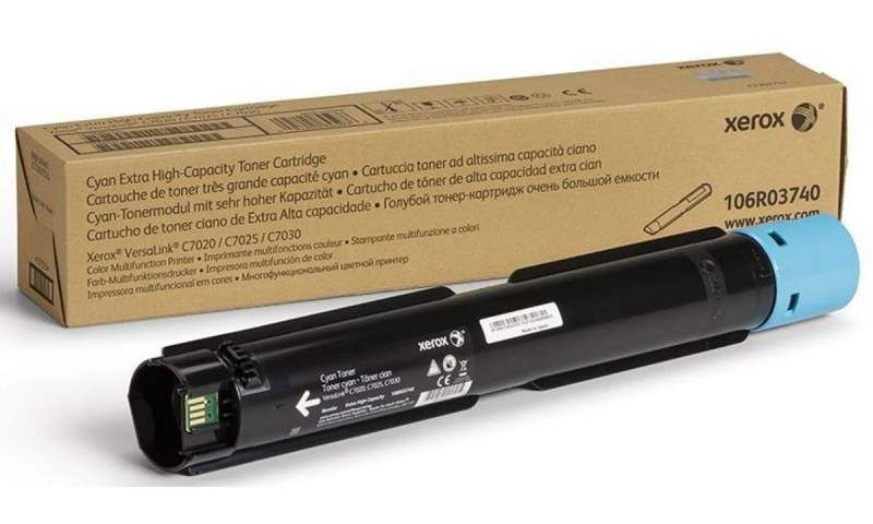 Картридж 106R03748 Тонер картридж голубой XEROX VersaLink C7020/ 7025/ 7030 (16/5K)
