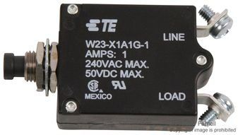 Circuit Breaker Thermal 1Pole 1A 250VAC/50VDC