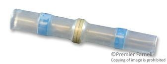 Cable Accessories Solder Sleeve One Step Wire Terminator Cross-Linked Polyolefin Blue Tin