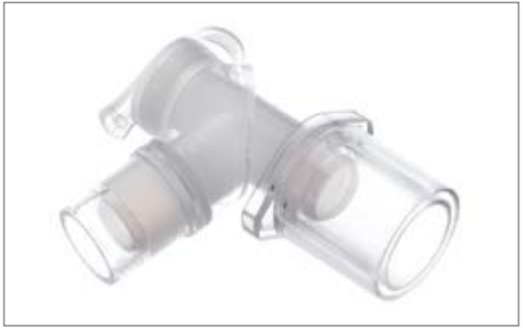 Переходник ErgoStar® AC 90, одноразовый, двойное вертлюжное соединение с двойным колпачком, 100 шт. , Drager
