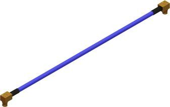 SMP Female R/A to SMP Female R/A Cable Assembly for .085 Cable (OAL 12")