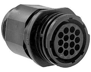 Conn CPC SKT 14 POS Crimp ST Cable Mount 14 Terminal 1 Port