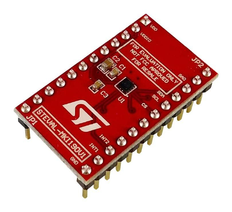 LIS2DTW12 Adapter Board for a Standard DIL 24-Pin Socket