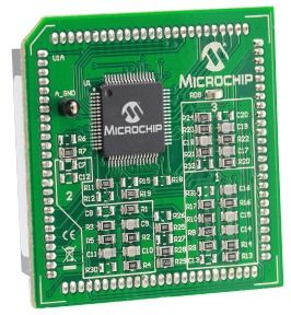 dsPIC33EP512GM706 Single Motor Internal OpAmp Plug-In Module for MCHV-2 and MCLV-2 Development Board