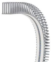 Cable Accessories Slotted Duct Polypropylene Light Gray