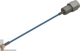 SMPM Female R/A to 2.92mm Male R/A Cable Assembly for .047 Cable (OAL 12")