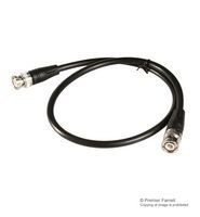 Cable Assembly RG58C 0.6m BNC to BNC PL-PL Bag Black