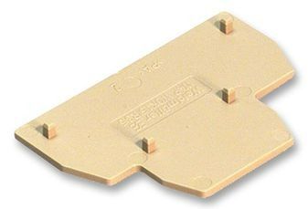 Connector Accessories Straight End Plate Dark Beige