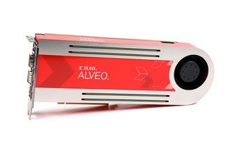 Xilinx U200 Alveo Data Center accelerator card: 18.6 INT8 TOPs, full height, full length, dual slot, PCIe Gen3x16, 2xQSFP28, active cooling