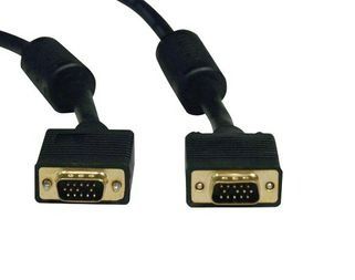 50FT SVGA VGA VIDEO MONITOR CABLE RGB COAX HD15 MALE / MALE