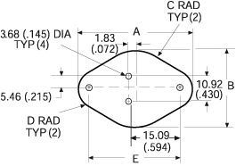 Thermal Interface Products TO-3 INSULATOR 1.563X1.05"