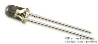 Photodiode PIN Chip 920nm 0.55A/W Sensitivity 2-Pin T-1 3/4 Bulk