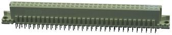 Conn DIN 41612 RCP 64 POS 2.54mm Solder ST Thru-Hole