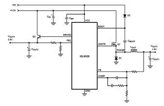 Voltage Mode PWM Controller 0.8V to 3.3V 15A/4A 8-Pin SOIC N