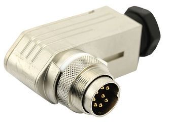 Conn Circular PIN 7 POS Solder RA Cable Mount 7 Terminal 1 Port