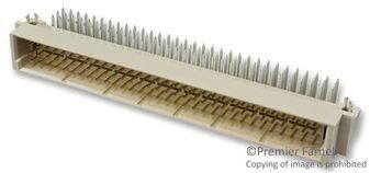 Conn DIN 41612 M 96 POS 2.54mm Solder RA Thru-Hole Tray