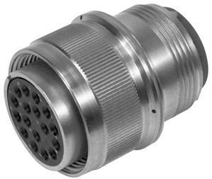 Conn MIL-DTL-5015 Circular SKT 3 POS Crimp ST Cable Mount 3 Terminal 1 Port , WITH contacts