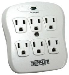 SURGE PROTECTOR WALLMOUNT DIRECT PLUG 120V 6 OUT 540 JOULE