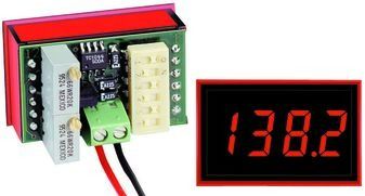 Process Monitor LED 9.4mm 4mA to 20mA 3.5DIGIT Panel Mount