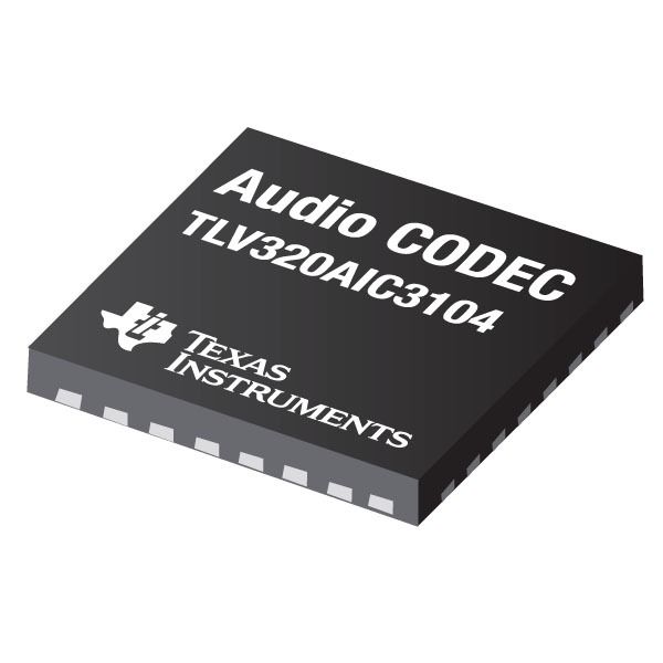 Audio Codec 2ADC / 2DAC 24-Bit 32-Pin VQFN EP T/R