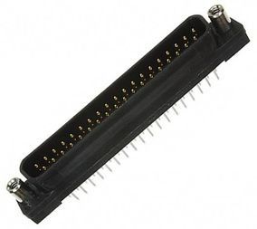 Conn D-Subminiature PIN 37 POS 2.77mm Solder ST Thru-Hole 37 Terminal 1 Port