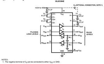 Dual Transmitter/Receiver RS-232 20-Pin SSOP T/R