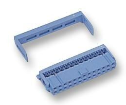 Conn IDC Connector F 6 POS 2.54mm IDT RA Cable Mount