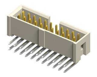 Conn Shrouded Header HDR 72 POS 2.54mm Solder RA Thru-Hole
