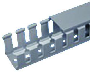 Cable Accessories Slotted Duct Halogen/Polyphenylene Oxide Light Gray