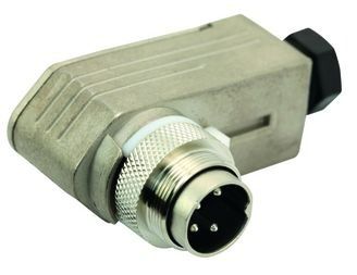 MALE CABLE CONNECTOR 14 WAY RIGHT-ANGLED