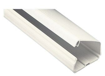 Cable Accessories Single Channel Raceway Polyvinyl Chloride Gray