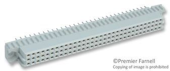 Conn DIN 41612 RCP 96 POS 2.54mm Press Fit ST Thru-Hole
