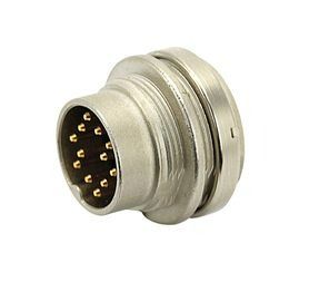 Conn Circular M 6 POS Solder ST Panel Mount 6 Terminal 1 Port