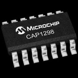 Capacitive Touch Sensor 16-Pin QFN T/R