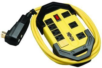 SAFETY POWER STRIP METAL 120V OSHA 8 OUT 12" CORD GFCI PLUG