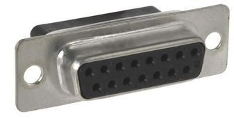 Conn High Density D-Sub SKT 44 POS Crimp ST Cable Mount 44 Terminal 1 Port