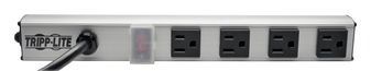 POWER STRIP 120V 5-15R 4 OUTLET 6FT CORD 12 INCH LENGTH META