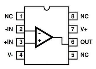 OP Amp Single Current Fdbk ±5.5V 8-Pin SBCDIP
