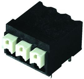 Conn Spring Cage 10 POS 3.5mm Solder RA Thru-Hole 10A Tube