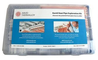 Heat Pipe Exploration Tool Kit Contains Heat Pipes, Condenser Plates and Caps, Evaporator Plates and Caps, M3 Screws and Thermal Grease