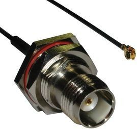 Cable Assembly Coaxial 0.3m TNC to Coaxial RCP-PL Bag