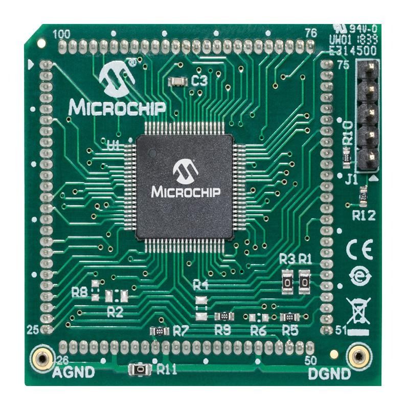 dsPIC33CH512MP508 Motor Control Plug-In Module for Digital Signal Controller