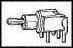 Switch Toggle ON None ON SPDT Long Baton Toggle PC Pins 20VAC 20VDC 0.4VA PC Mount with Bracket and Threads