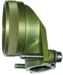 Connector Accessories 90° Self-Lock Strain Relief Clamp Olive Drab Cadmium Over Electroless Nickel Aluminum Shell Size 23